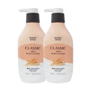 해피바스 정말 순한 바디로션 400g x2