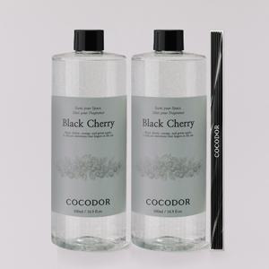 [코코도르] 디퓨저 리필액 500ml X 2개 + 리드스틱 X 5P