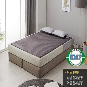[한일] 프리미엄 효성M2항균원단 카본 탄소매트 전자파차단 EMF 전기요 온열 전기매트(더블) 140X190cm