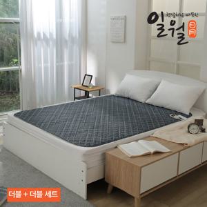 [일월] 피치블로썸 워셔블 카본 탄소 전기매트 / 카본매트 더블+더블