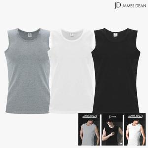 [제임스딘]남자런닝구 메리야스 면100 순면 흰런닝 검정 회색 1매