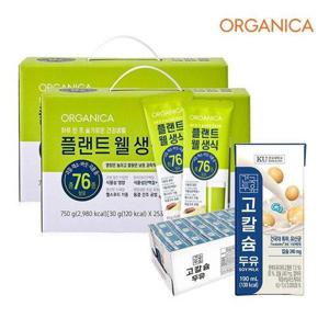 갤러리아_올가니카 플랜드 웰 생식 (30g x 50포) + 고칼슘 두유 24팩