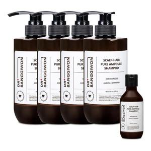 닥터방기원 모두맑음 볼륨샴푸 480ml 4개+여행용볼륨샴푸100ml (유통기한 27.03)