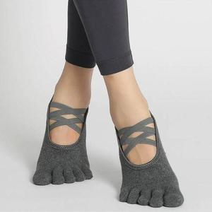 필라테스양말 더블엑스 발등 포인트 여성용 스포츠 발가락 오픈토