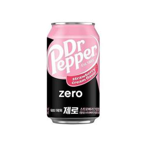 닥터페퍼 제로 스트로베리 크림 350ml 12개