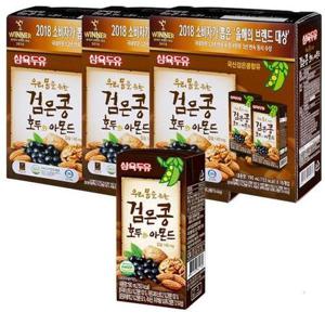 [셀러허브 식품]삼육두유 검은콩 호두와 아몬드 190ml 48개