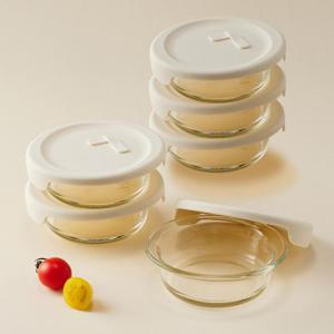 [6P]락앤락 바로한끼 유리 밥용기 355ml 6개세트