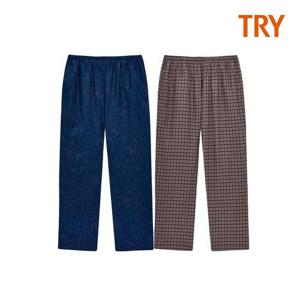 [트라이]TRY 트라이 여성용 순면 프리미엄 주자 파자마 주머니바지 2종 택1