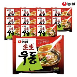 농심 생생우동봉지 253g 12봉
