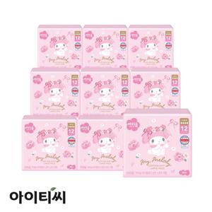 마리솜 마이멜로디 순면소프트 대형 생리대 12pX9팩