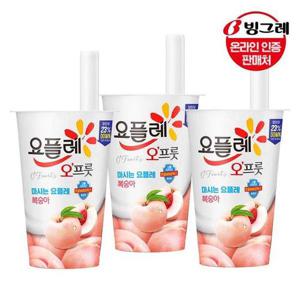 갤러리아_빙그레 요플레 오프룻 복숭아 15개