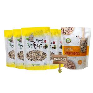 김연도 웰빙혼합 10곡 500g 5봉 +  오색현미 플러스 500g 5봉