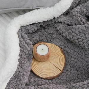 [단잠][단잠]  와플니트 양털극세사 차박 비박 캠핑  담요 (11235828A)