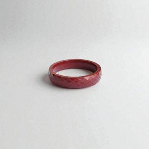 WL 경면주사 패션 반지 비즈 원석 애끼링 싱글링 여자 우정 반지 불교 행운 삼재 액막이 소원