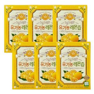 홀베리 1일1레몬 유기농 레몬즙 20g x 14포, 6개