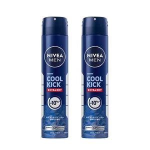 니베아 맨 데오드란트 스프레이 쿨 킥 200ml X 2개
