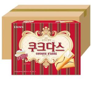 갤러리아_크라운 쿠쿠다스 화이트 289gx10개(1박스)