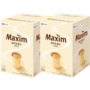 동서 맥심 화이트골드 커피믹스 210T x 2개_