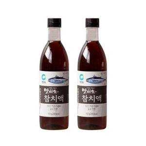 청정원 맛선생 참치액 950g x2개 조미료 액젓