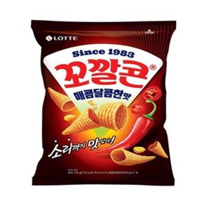 [그로미스]롯데 꼬깔콘 군옥수수맛 134g 12개 (28398370)
