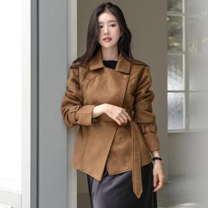 [모노앳디] 아뮤트 스웨이드 벨트 자켓