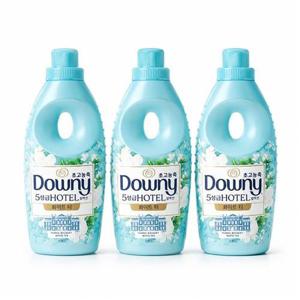 DOWNY 호텔 컬렉션 화이트 티 1L 섬유유연제 3개