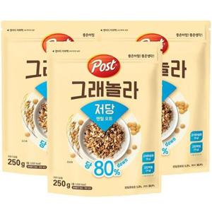 [동서식품]포스트 그래놀라 저당 렌틸 오트 250g x 3개