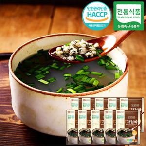 [정성드리] 경남 하동 재첩국 500g x 10팩