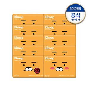 [유한킴벌리]크리넥스 보습촉촉 로션티슈 라이언 50매X10팩