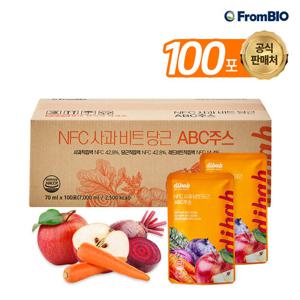 프롬바이오 디밥 NFC사과비트당근 ABC주스 70ml  100포x1박스