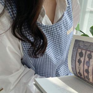 미카 보육교사 선생님 어린이집 원피스 앞치마 XL