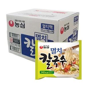 농심 멸치칼국수멀티팩 98g / 40입 8봉 / 1박스