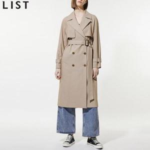 [리스트][리스트(LIST)] 프레스티지 클래식 벨티드 트렌치코트 (택가격 438000원)