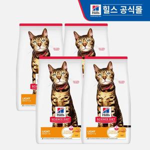 힐스 고양이사료 어덜트 라이트 2kg x 4개_10302HG