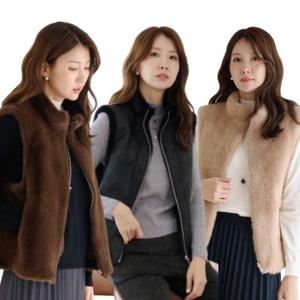 ★홈앤단독★ 리버시블 밍크 무스탕 베스트 4종 택1