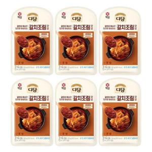 [CJ제일제당]백설 다담 갈치조림양념 150g x6개