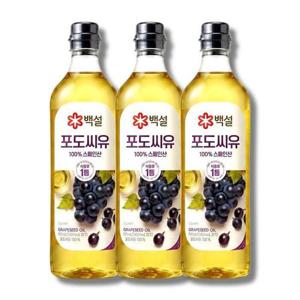 백설 포도씨유 900ml X 페트3개 스페인산