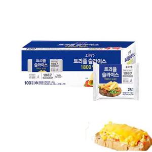 소와나무 트리플 슬라이스 치즈 1.8kg (25매x4팩)