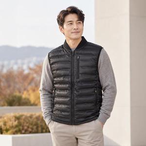 [얼리시즌] 남성 시보리 패딩조끼 캐주얼 베스트 2종택1