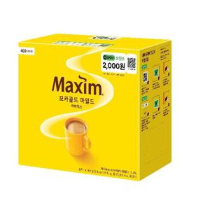 [맥심]모카골드 커피믹스 400T+N Pay 2000원 (네이버페이 포인트)