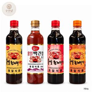 홍게액젓 백간장 홍게간장 골드맛장 900ml 4종 세트