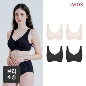 앤왁스 꿈의브라 톤업 레이스 런닝형 4종 여성 심리스 브라