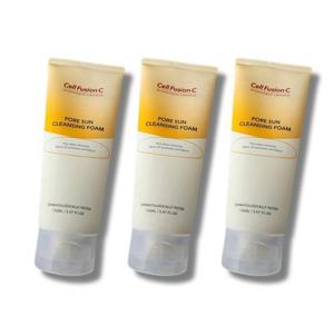[보리담다] 셀퓨전씨 포어 썬 클렌징 폼 150ml 3개