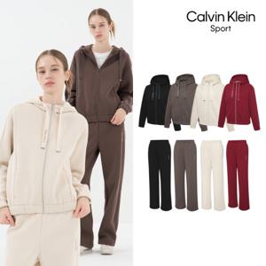 [CK스포츠] 여성 26FW 소프트 플리스 기모 후드 셋업 2종