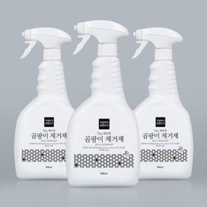 [가성비가브랜드다] The 깨끗한 곰팡이제거제 대용량 900ML x 3개 / 벽지 벽 화장실 욕실 청소세제