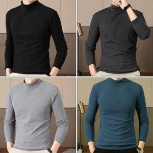 [옷자락]남자 롱슬리브 FW 내의 모크넥 보온 폭신 티셔츠