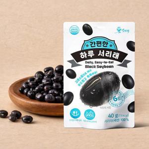 ［밤뜨래］부드럽고 담백한 하루 한 봉 찐 서리태 콩 40gx10봉