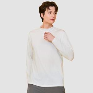 르까프 에어홀 기능성 하프넥 남성 화이트