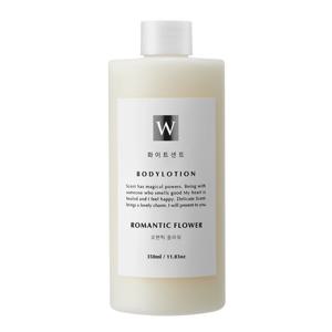 화이트센트 향기좋은 모이스처 바디로션 바디크림 로맨틱플라워 350ml
