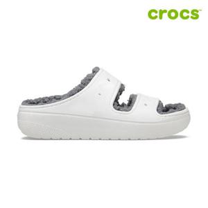[크록스]클래식 코지 공용 털샌들 207446-100
